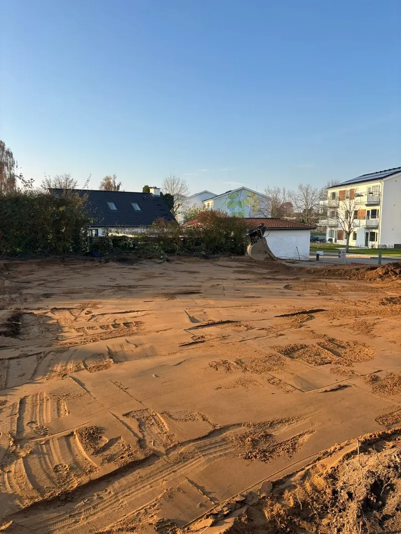 Ryddet grund klar til nyt hus