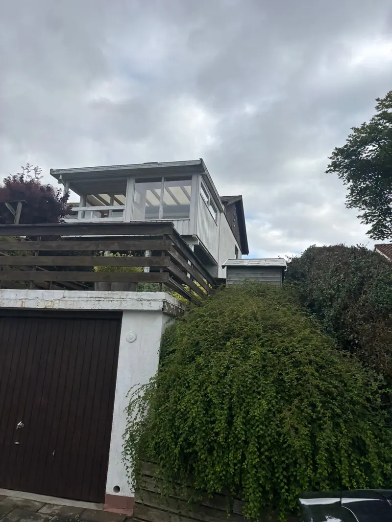 Hus før nedrivning