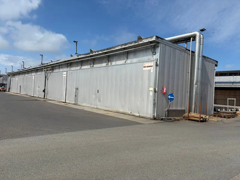 Varmehuset hos DTE i Ribe før nedrivning